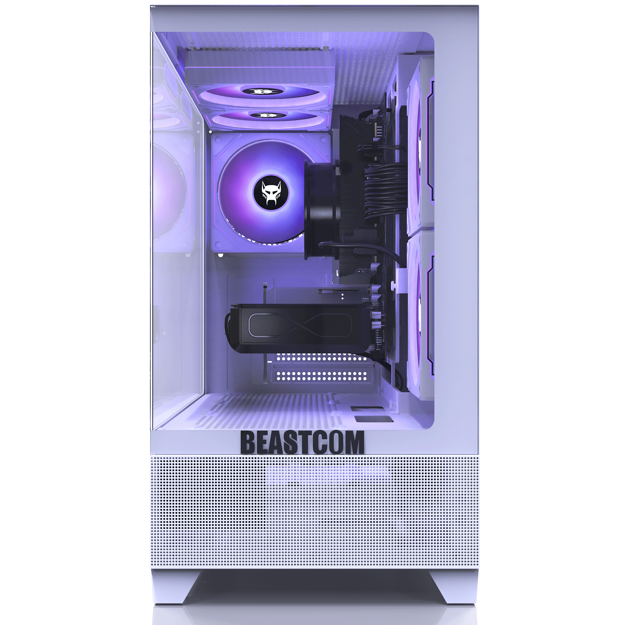 BEASTCOM Q5 | Pro Gaming PC | AMD Ryzen 5 8400F 6X 4.7 GHz 12 Threads | NVIDIA RTX 5060 8GB | 16GB RAM | 1TB NVMe SSD | WiFi 5 | Windows 11 Pro