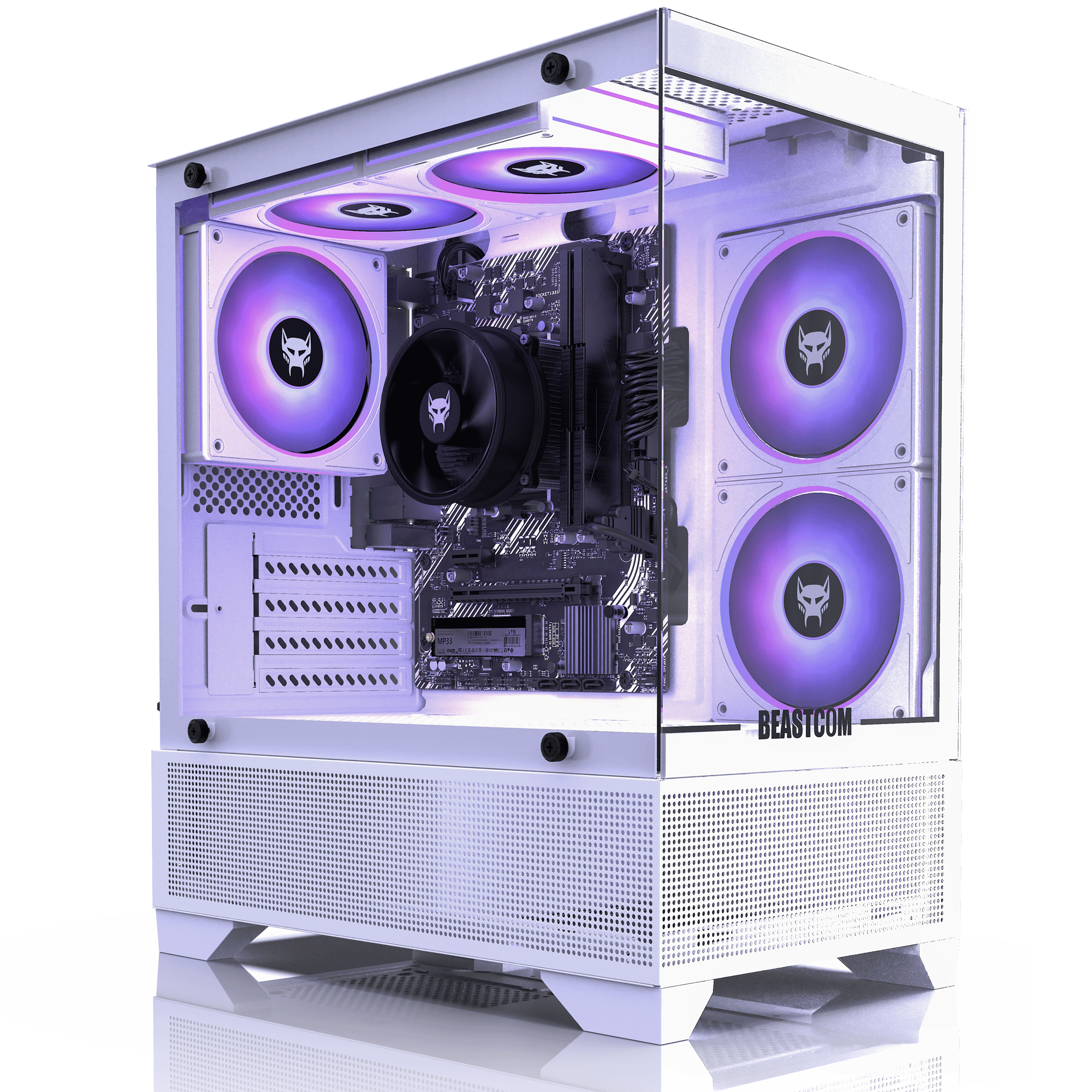 BEASTCOM Q3 | Essential Gaming PC | 16 Threads | AMD Ryzen 7 8X 4,60GHz | 4K Vega Radeon Grafik | 16GB RAM | 1TB SSD | HDMI | WiFi | Windows 11 Pro