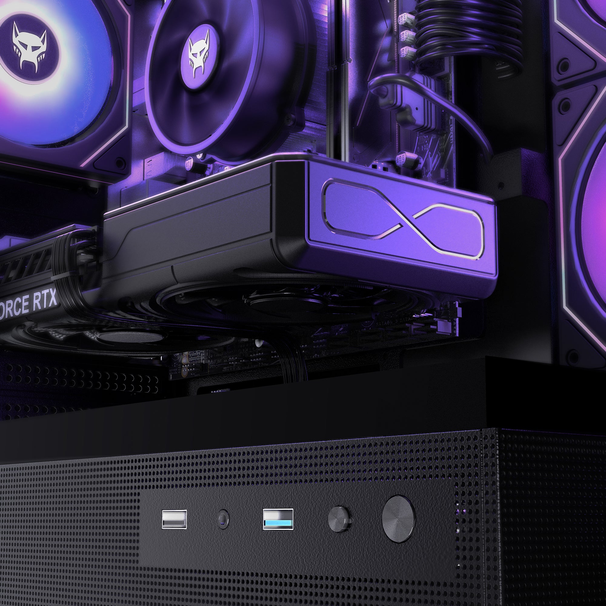 BEASTCOM Q5 | Pro Gaming PC | Intel i5-14400F 10X 4,70GHz 16-Threads | NVIDIA RTX 5060 8GB | 16GB RAM | 1TB NVMe SSD | WiFi 5 | Windows 11 Pro