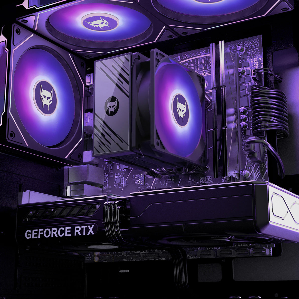 BEASTCOM Q5 | Pro Gaming PC | AMD Ryzen 7 5700X 8X 4,60GHz 16 Threads | NVIDIA RTX 5060 8GB | 16GB RAM | 1TB NVMe SSD | WiFi 5 | Windows 11 Pro