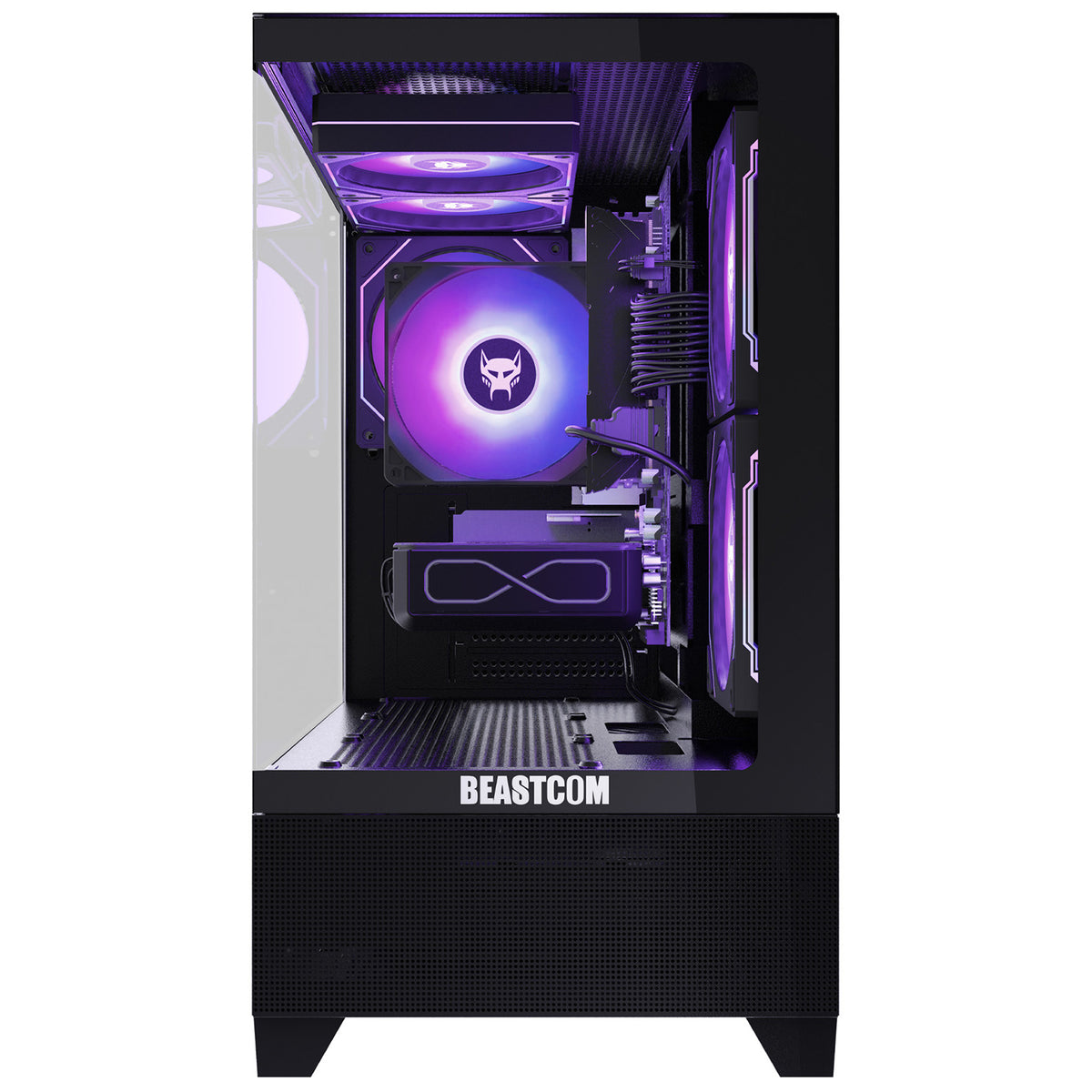 BEASTCOM Q5 | Pro Gaming PC | AMD Ryzen 9 5900X 12X 4,80GHz 24 Threads | NVIDIA RTX 5060 8GB | 16GB RAM | 1TB NVMe SSD | WiFi 5 | Windows 11 Pro