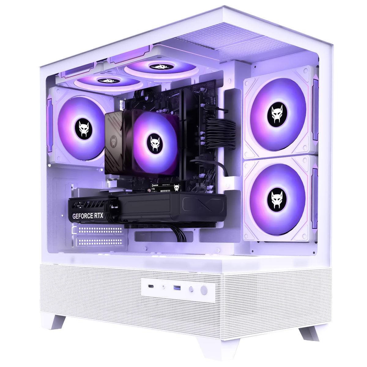 BEASTCOM Q5 | Pro Gaming PC | AMD Ryzen 7 5700X 8X 4,60GHz 16 Threads | NVIDIA RTX 5060 Ti 8GB | 32GB RAM | 1TB NVMe SSD | WiFi 5 | Windows 11 Pro