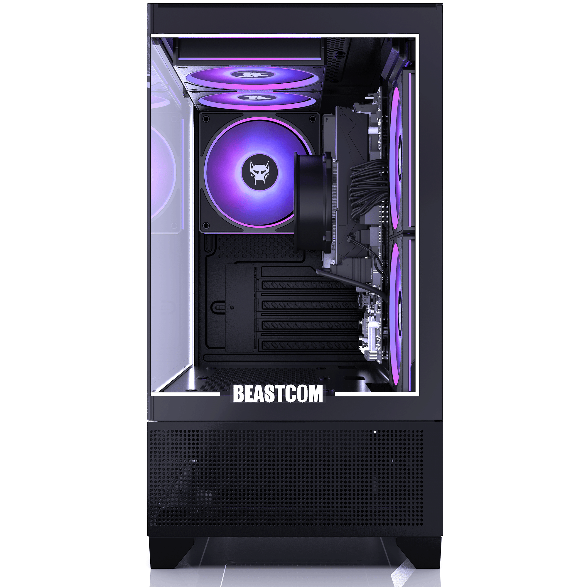 BEASTCOM Q3 Essential Gaming, Komplett Set PC, AMD Ryzen 5 4X 4,20GHz 8 Threads, 4K Vega 11 Kern Grafik, 16GB RAM, 512GB SSD, Monitor LED 24", Tastatur, Maus, Mauspad, WiFi, Windows 11 Pro