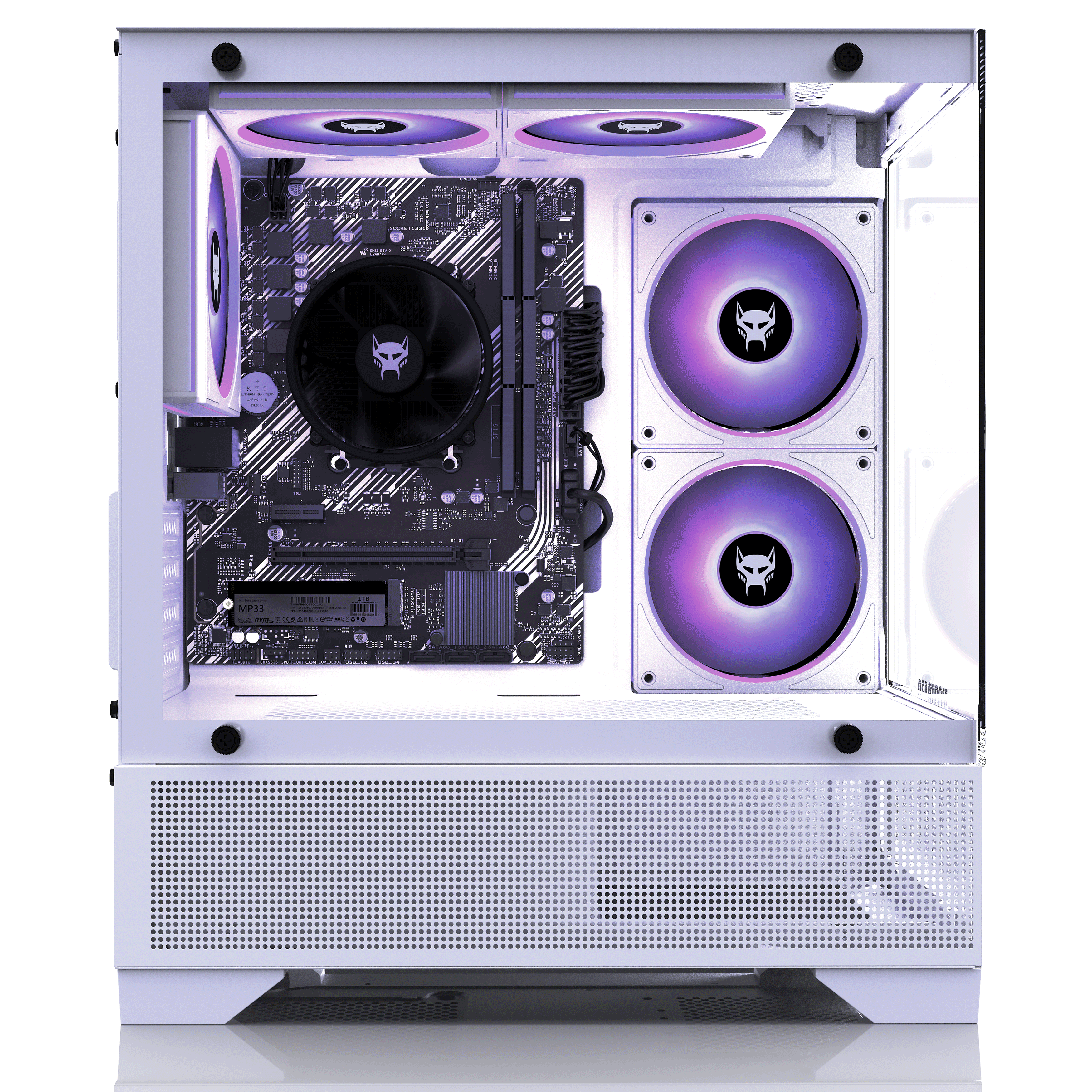 BEASTCOM Q3 | Essential Gaming PC | 16 Threads  | AMD Ryzen 7 8X 4,60GHz | 4K Vega Radeon Grafik | 16GB RAM | 1TB SSD | HDMI | WiFi | Windows 11 Pro