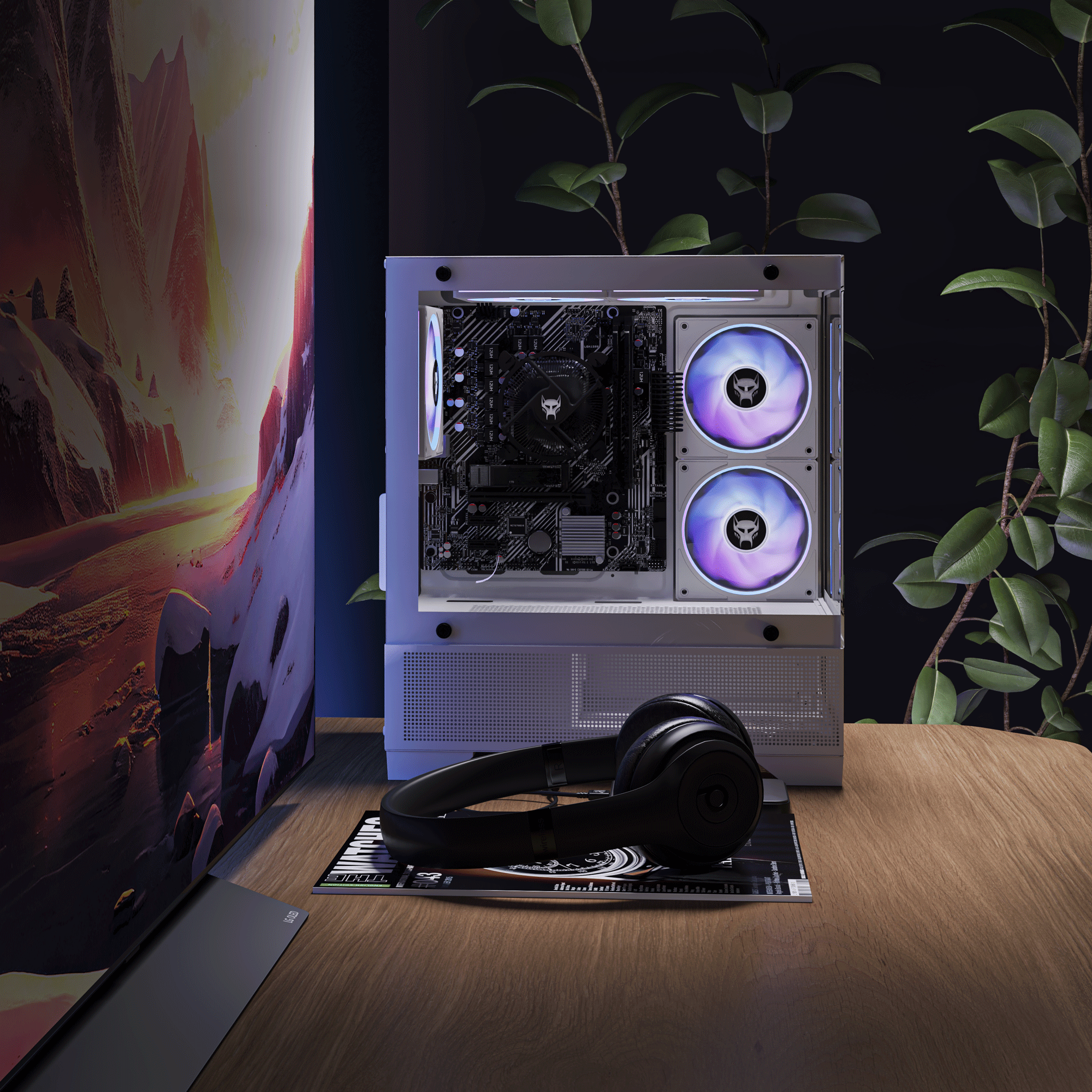 BEASTCOM Q3 | Essential Gaming PC | 16 Threads  | AMD Ryzen 7 8X 4,60GHz | 4K Vega Radeon Grafik | 16GB RAM | 1TB SSD | HDMI | WiFi | Windows 11 Pro